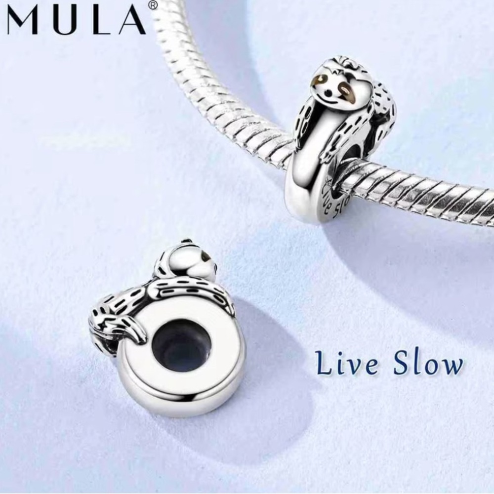 MULA Sterling Silver Sloth Charm - Picture 5 of 11